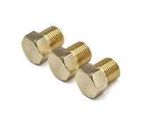 Precisiongeek Tappo di chiusura esagonale - in ottone filettatura 1/8 NPT 3pz