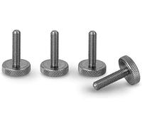 PrecisionGeek Viti zigrinate M6 x 19mm Acciaio Inossidabile - 4 pz