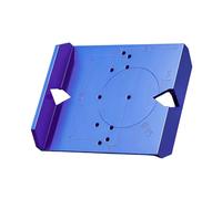 Precisioni Cerniera Boring Jig Strumento per porta dell'armadio Localizzatore di punzonatura a scomparsa Guida per trapano Posizionamento Modello di foratura Porta Lavorazione del legno Marcatura Abs