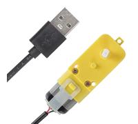 Precisions Engineered Single Shafts DC5V 59RPM Ratio 1:220 Motore di riduzione per kit di robotica e macchinari Motore ad alta potenza a bassa velocità