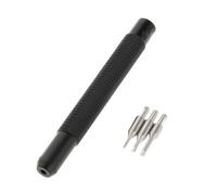 Precisions - Estrattore per tubo corona di orologi, strumento di riparazione con 4 perni intercambiabili, impugnatura ergonomica