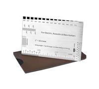 Precisions Guitar String Action Gauge Strumento di configurazione professionale per chitarre acustiche e bassi elettrici Configurazione professionale della chitarra