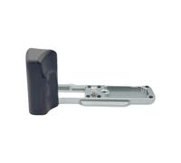 Preciso in alluminio lavorato e legno fotocamera Holder Grip per X100VI X100V Facile accesso alla batteria Stabilità Pgotografia Manico in legno