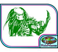 Predator Avp Vs Alieno O Adesivo Vinile Auto Poster Arte Murale Camera Finestra