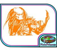 Predator Avp Vs Alieno O Adesivo Vinile Auto Poster Arte Murale Camera Finestra