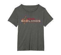 Predator: Badlands Official Movie Logo Maglietta, Donna Plus-Size, Asfalto, 3X