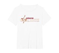 Predator: Badlands Official Movie Logo Maglietta, Donna Plus-Size, Bianco, 5X