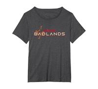 Predator: Badlands Official Movie Logo Maglietta, Donna Plus-Size, Grigio Scuro, 2X