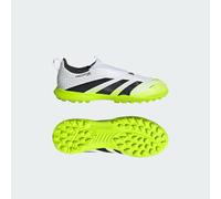 adidas Predator League Laceless Turf Football Boots Kids, Scarpe da Calcio Unisex-Bambini, Cloud White/Core Black/Lucid Lemon, 31 EU