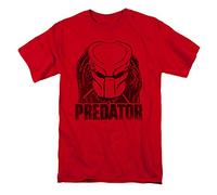 Predator - Maglietta da uomo con logo Rosso XL