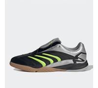 Scarpe Predator Sala Core Black / Signal Green / Silver Metallic 44