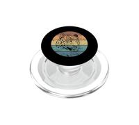 Predatore del gatto rapace del ritratto del leopardo PopSockets PopGrip per MagSafe