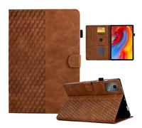 PREDCFVY Compatibile con Lenovo Tab M11 TB330FU/Lenovo Xiaoxin Pad 2024 TB331FC, Custodia in Pelle Premium Sottile Pieghevole Supporto Folio Cover Protettiva Auto Sleep Wake Compatibile(Kahverengi)