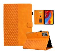 PREDCFVY Compatibile con Lenovo Tab M11 TB330FU/Lenovo Xiaoxin Pad 2024 TB331FC, Custodia in Pelle Premium Sottile Pieghevole Supporto Folio Cover Protettiva Auto Sleep Wake Compatibile(Orange)
