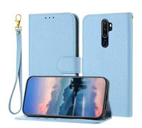 PREDCFVY Custodia a portafoglio per Oppo A5 2020/Oppo A9 A11/Oppo A11X, per donne e uomini, custodia a portafoglio in pelle con porta carte, guscio interno in TPU antiurto per telefono e cavalletto