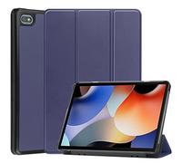 PREDCFVY Custodia per Blackview Oscal Pad 10 .1 Pollici Tri-Fold Smart Tablet, Hard PC Back Shell Slim Multi-angoli di visualizzazione Stand Folio Cover con Auto Wake Sleep(Blu)