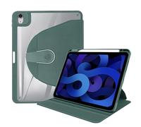 PREDCFVY Custodia per iPad Pro 11 2020, supporto girevole a 360°, cover posteriore rigida in policarbonato sottile, funzione sleep/wake automatica (smeraldo)
