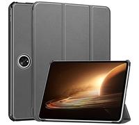 PREDCFVY Custodia per Oppo pad 2 da 11,6 pollici 2023 Rilasciato Tri-Fold Smart Tablet, Hard PC Back Shell Slim Multi Angoli di Visualizzazione Stand Folio Cover con Auto Wake Sleep (Grigio)