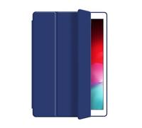 PREDCFVY Custodia Smart Tablet Compatibile con Samsung Galaxy Tab S9 Fe Plus/+ SM-X610/SM-X616 12,4 Pollici, Tri-Fold Slim in TPU a Nido d'Ape Antiurto Supporto Robusto e Durevole(Dark Blue)