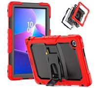 PREDCFVY for Lenovo Tab 10.1(TB-311XU) /K10C TB311FU 2025 Case Built-in Screen Protector Shockproof Protective Cover for Kids [Kickstand] [Shoulder Strap] Drop Proof with Stand