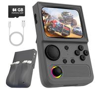 Prede R36T Console Di Gioco Portatile Retrò, Schermo IPS Da 3,5 Pollici, Con 18000 Giochi Classici, Batteria Da 3000mAh, Supporta Più Emulatori Mainstream, Rete WiFi-Grey||64GB