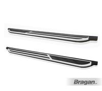 Predellini Coppia Per hyundai tucson 2021 + Pedane Laterali Barra Gonna