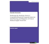 Predicting the Pandemic Shock. A Geopolitical-Financial Composite Index for Early Warning and Mitigation of Critical Medical Supply Stock-Outs