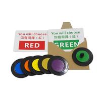 Prediction Color Trick - Divertente Colore Predict Trucco Riutilizzabile Gimmick | Illusioni Mentalismo Puntelli Principianti Trucchi amichevoli per strada, raduno, Festival