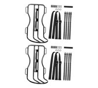 predolo 1 Paio di Kit di Supporti per Portapacchi Anteriore per Bicicletta in Lega di Alluminio 15x12x25 cm per Viaggi e spostamenti quotidiani, robusti con