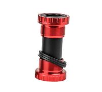 predolo 1 Pezzo Bike Bottom Bracket Integrato Movimento Centrale BB51 Parti Bicicletta Crankset Struttura Filettata con Corpo in Alluminio Leggero E, Rosso