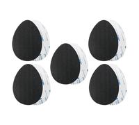 predolo 10 pezzi di cuscinetti antiscivolo per scarpe, protezioni per suole resistenti all'usura, antiscivolo per tacchi alti e scarpe basse, gomma, Ovale