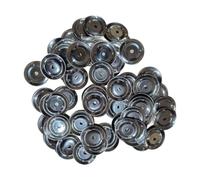 predolo 100 pezzi di piatti da 1,46" tamburello anelli Ching hihat set di batteria accessori per feste