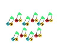 predolo 10x campanelli d'allarme per Esche da Pesca, campanelli d'allarme, Suono Forte, Attrezzatura da Pesca, Gemelli Leggeri, indicatore di Pesca, Clip Colorata