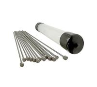 predolo 13x Strumenti per la riparazione di strumenti a fiato, chiave per raddrizzare il tubo, asta centrale, di manutenzione resistenti all'usura per il