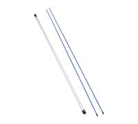 predolo 2 Pezzi di aste di allineamento da Golf con Custodia Trasparente per Guida allo Swing, Strumento Portatile per Allenamento dello Swing, 122 cm per, Blu