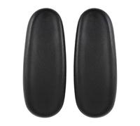 predolo 2 pezzi di cuscinetti per braccioli per sedia da ufficio in pelle PU, facili da installare, impermeabili, con fori di montaggio, pezzi di ricambio per, Style a