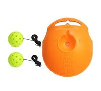 predolo 2 Pezzi Pickleball Attrezzo di Pratica Singolo Pallino Outdoor Base Robustezza Corda Lunga Materiali Resistenti Adatto per Self Study, Palla Verde