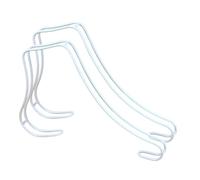 predolo 2x Espositore per sandali e scarpe, pratici supporti per negozi e centri commerciali, Bianco