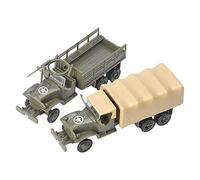 predolo 2X Simulazione 1/72 4D Assemblare Truck Car di Costruzione di Veicoli Corazzati Decorazioni da Tavolo in Sabbia
