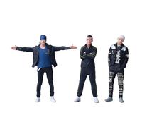 predolo 3 Figure in 1/64, Figure umane, Maschili alla Moda dipinte, Personaggi in Miniatura per Oggetti di Scena cinematografici, Micro paesaggi