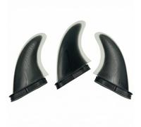 predolo 3 Pezzi Set di Stabilizzatori da Surf Stabili Stabilizzatori con Attacco Doppia Linguetta Leggere per Surfisti, Mare , Nero , G3/S