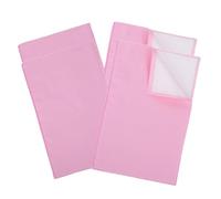 predolo 4 Pezzi di Panni per la Pulizia dei Gioielli in Morbida Microfibra lucidante per Argento, Due Colori, Multiuso, Strati, per la Manutenzione, Rosa