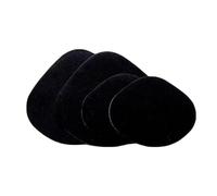 predolo 4 Pezzi di Toppe per Riparare I Tacchi Delle Scarpe, Adesivi per I Fori Dei Talloni Resistenti All'usura per Uomini E Donne, Toppe Pratiche per I, Nero