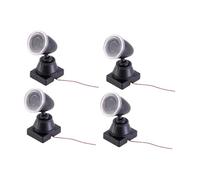 predolo 4X in Miniatura Accessori per diorami Modellismo Profili di Scena Mini da palcoscenico Lampade da Terra per Micro paesaggi Fai da Te, Verde