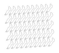 predolo 50 Pezzi di Supporto per Tubi rampicanti, Strumento di Fissaggio, Fibbie di Collegamento per Piante, Gabbie per Piante, connettore per orto, casa, per Tubo da 2.5 Cm X