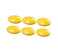 predolo 6X Piastre di per Il Golf, Aiuto per l'allenamento del Golf, stabilità, Pratica, miglioramento delle abilità, Coaching Portatile, Attrezzi, Giallo