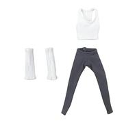 predolo Accessorio per Action /12: Gilet, Pantaloni, Calzini, Carino ed Elegante, Mini Regalo, Compatto, per Bambole 1:12, Completo, Decorazione, Pantaloni Grigi