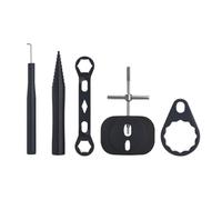 predolo Accessorio per la Riparazione del Mulinello da Pesca, estrattore di Cuscinetti Multifunzione con Cono trapezoidale per la Pesca sul Ghiaccio in Acqua, Nero