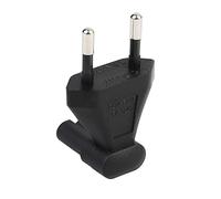 predolo Adattatore di Alimentazione da UE a IEC320 C7 ad Angolo retto/Convertitore da Spina 2 Slot UE a IEC 320 C7 CA/per Laptop TV da Viaggio