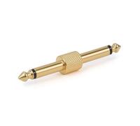 predolo Adattatore Jack Stereo Plug-And-Play, Oro, Liscio | Audio, Adattatore Jack 6,35 Mm, in Metallo, per Pedaliera, Chitarristi